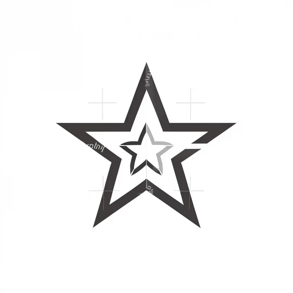 a logo design,with the text "star", main symbol:star,Moderate,clear background