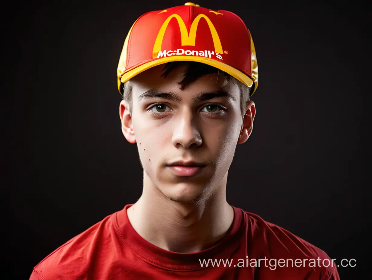 Youthful-McDonalds-Enthusiast-in-Branded-Cap