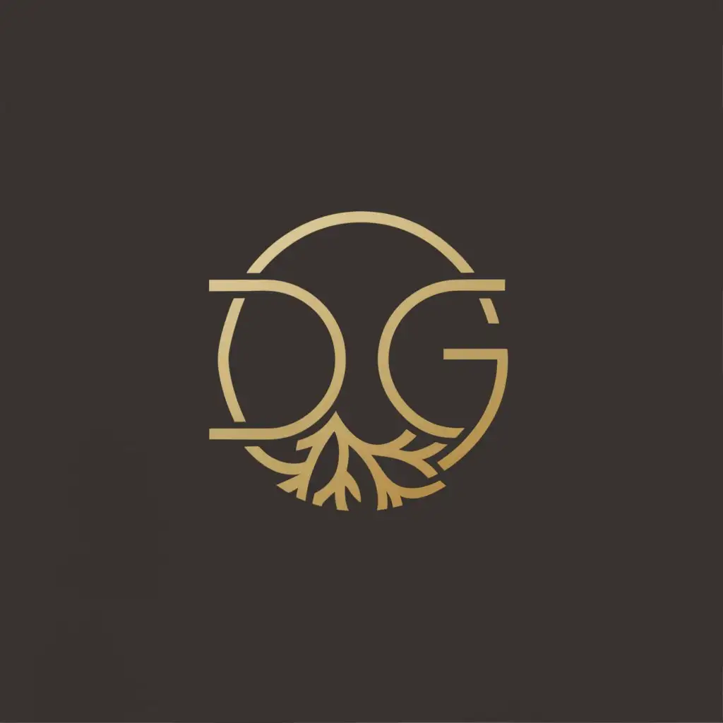 a logo design,with the text "DG", main symbol:Divine Grounding ,Moderate,clear background