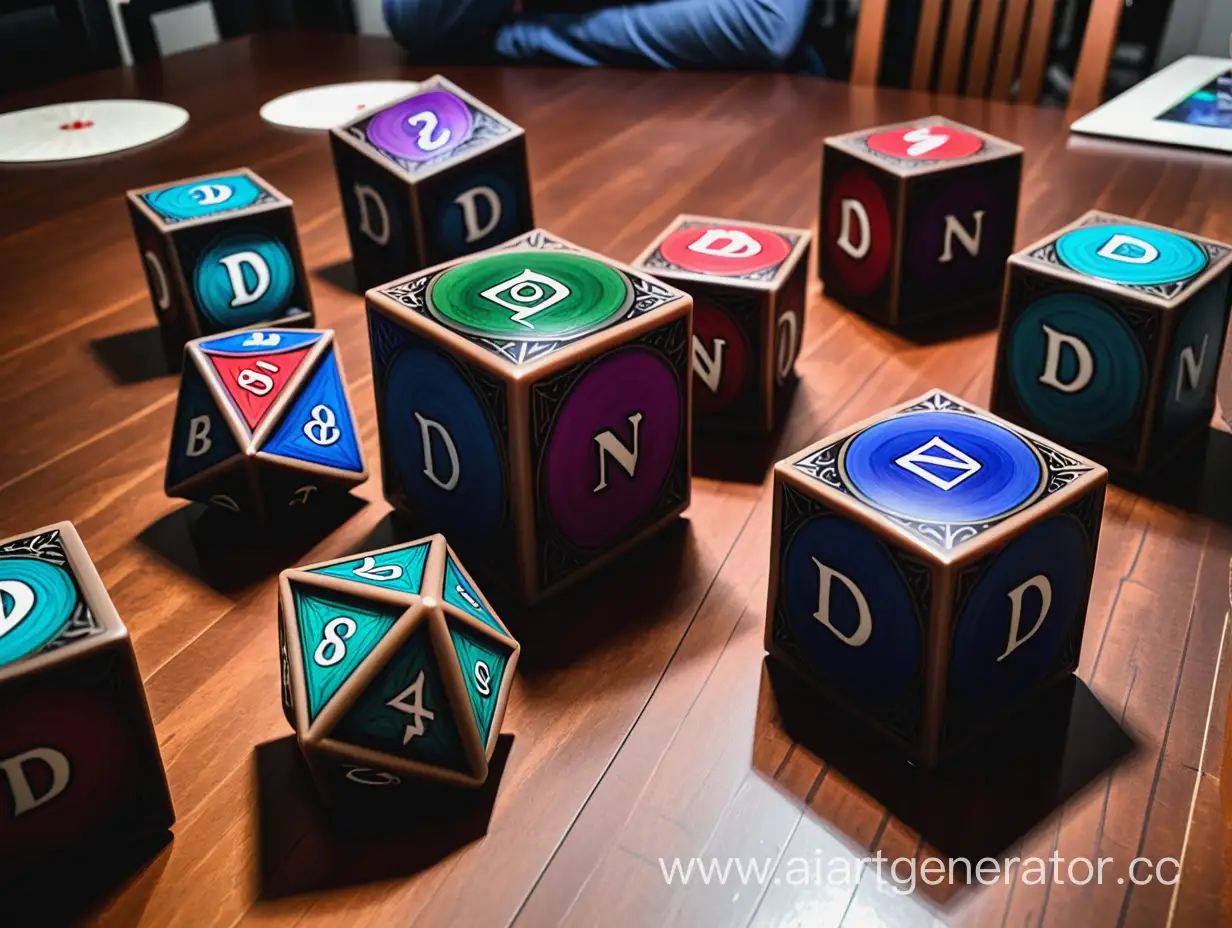 Fantasy-Dungeons-and-Dragons-Dice-Cubes-Adventure