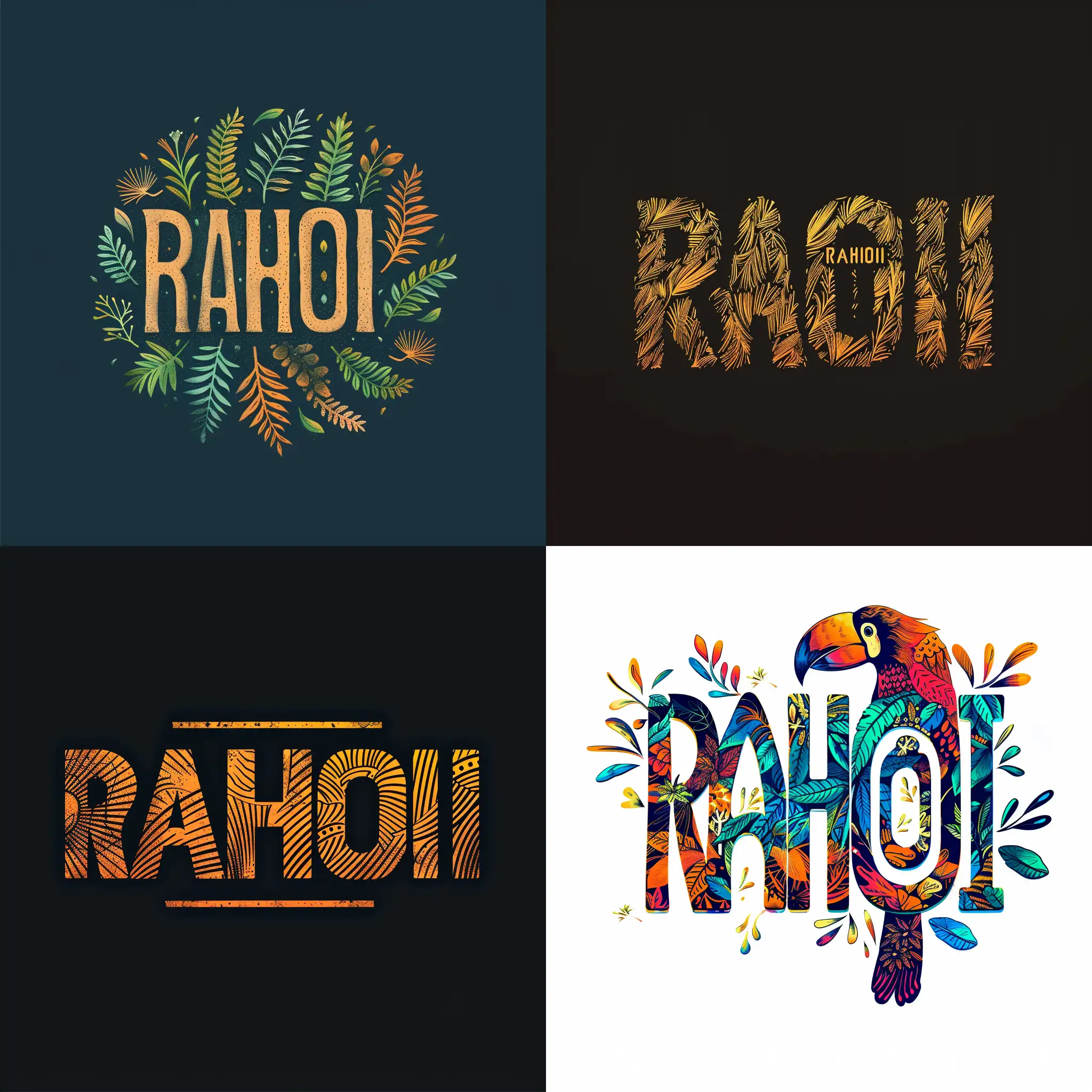 graphic logo spelling RAHOI
