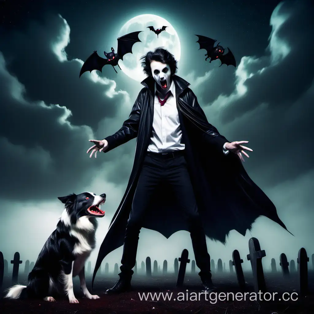 Extraterrestrial-and-Border-Collie-Battling-Vampires-in-the-Night