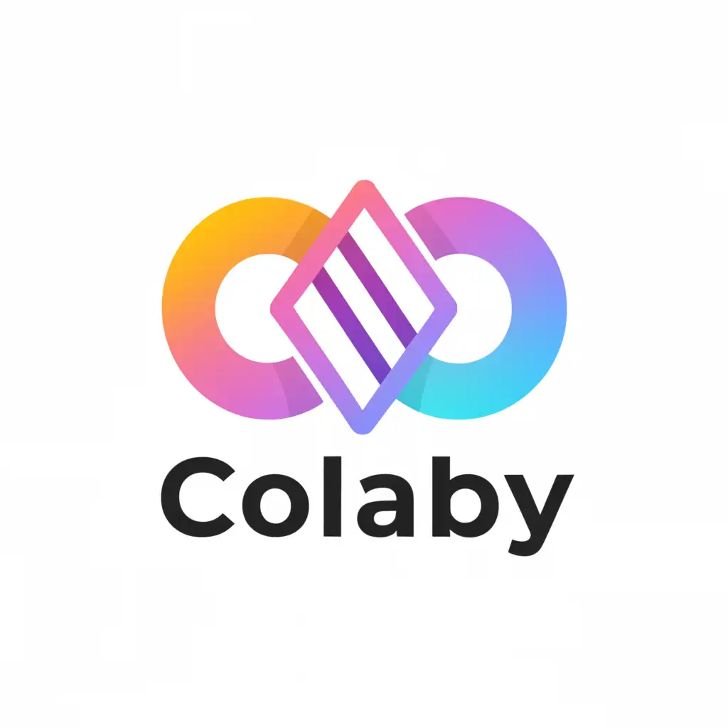 a logo design,with the text "Collaby", main symbol:Collaby is a game-changing platform revolutionizing how businesses and pros collaborate. It's a strategic hub for project tasks with AI-backed checks, total quality control, and a fair payment system,Moderate,be used in Technology industry,clear background