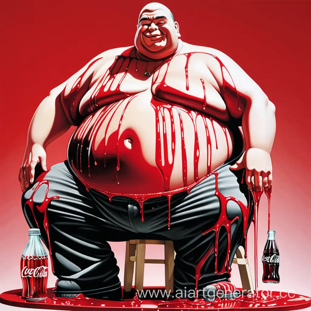 Heavyweight-Enjoying-Refreshing-CocaCola-Splash