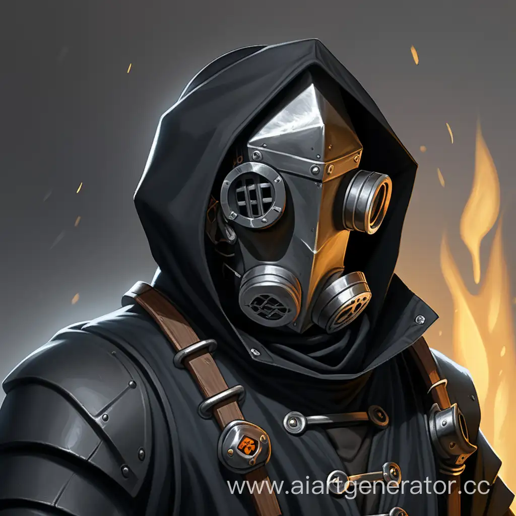 Mysterious-Warforged-DnD-Character-in-Black-Raincoat-and-Welding-Mask