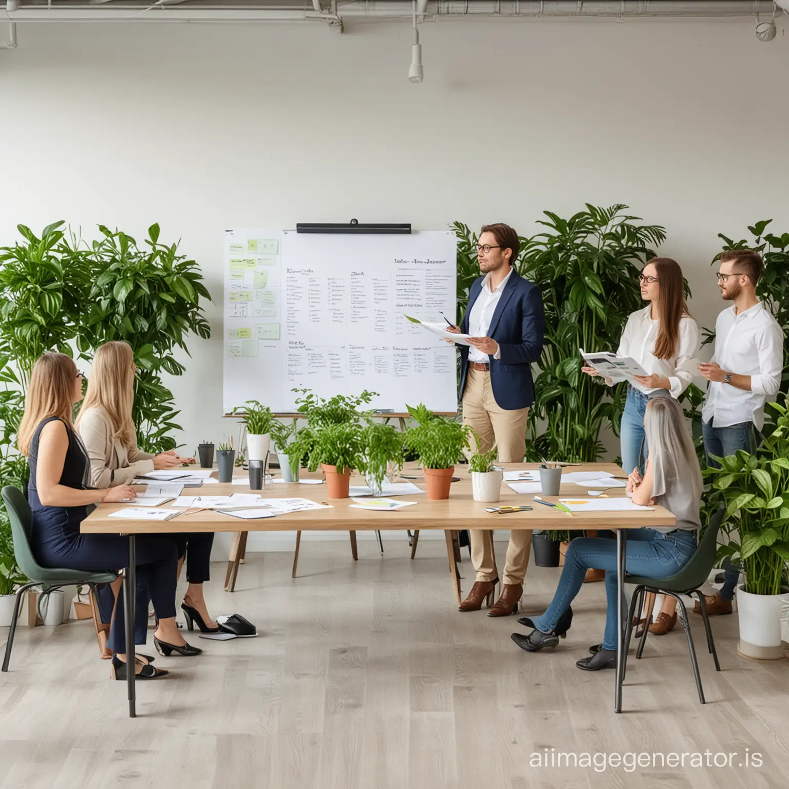 Collaborative-Team-in-Modern-Office-Environment-with-Presentation