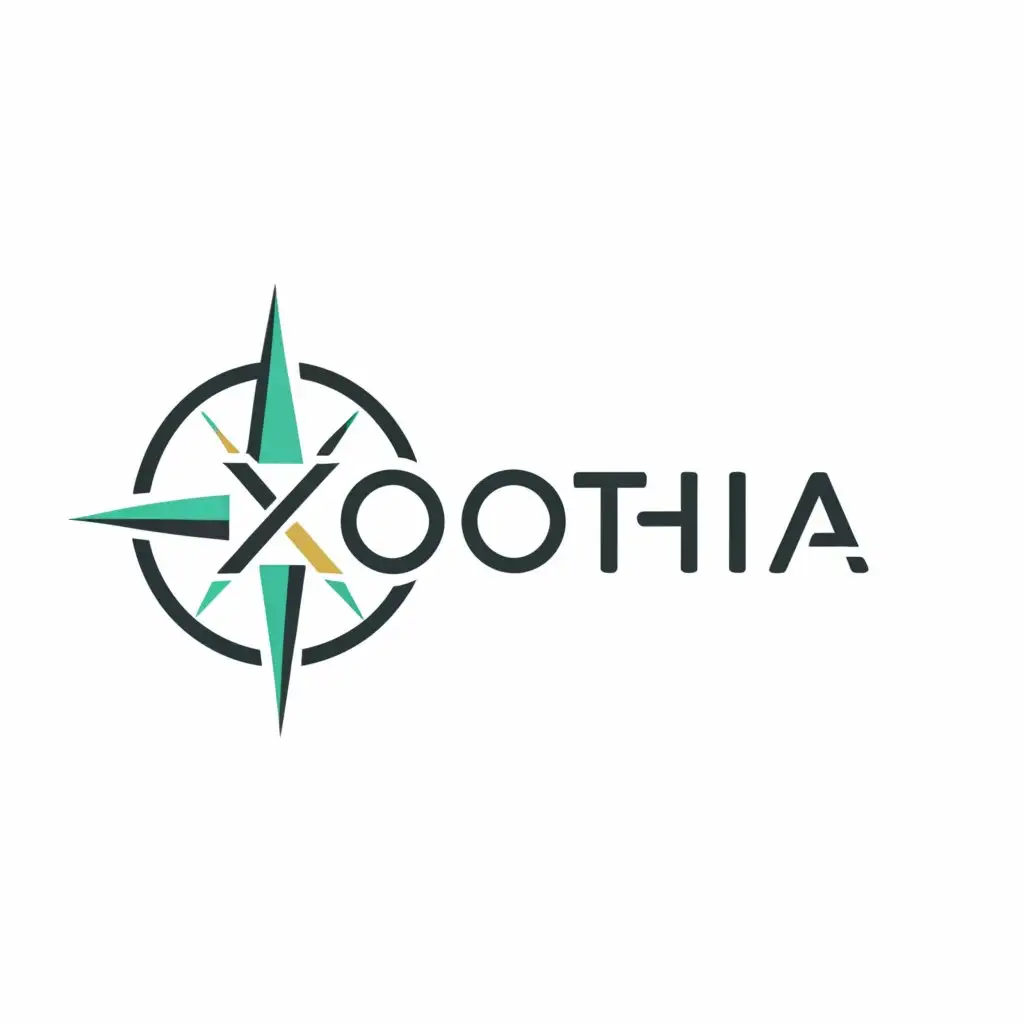 a logo design,with the text "exothia", main symbol:abstract,Minimalistic,be used in Travel industry,clear background