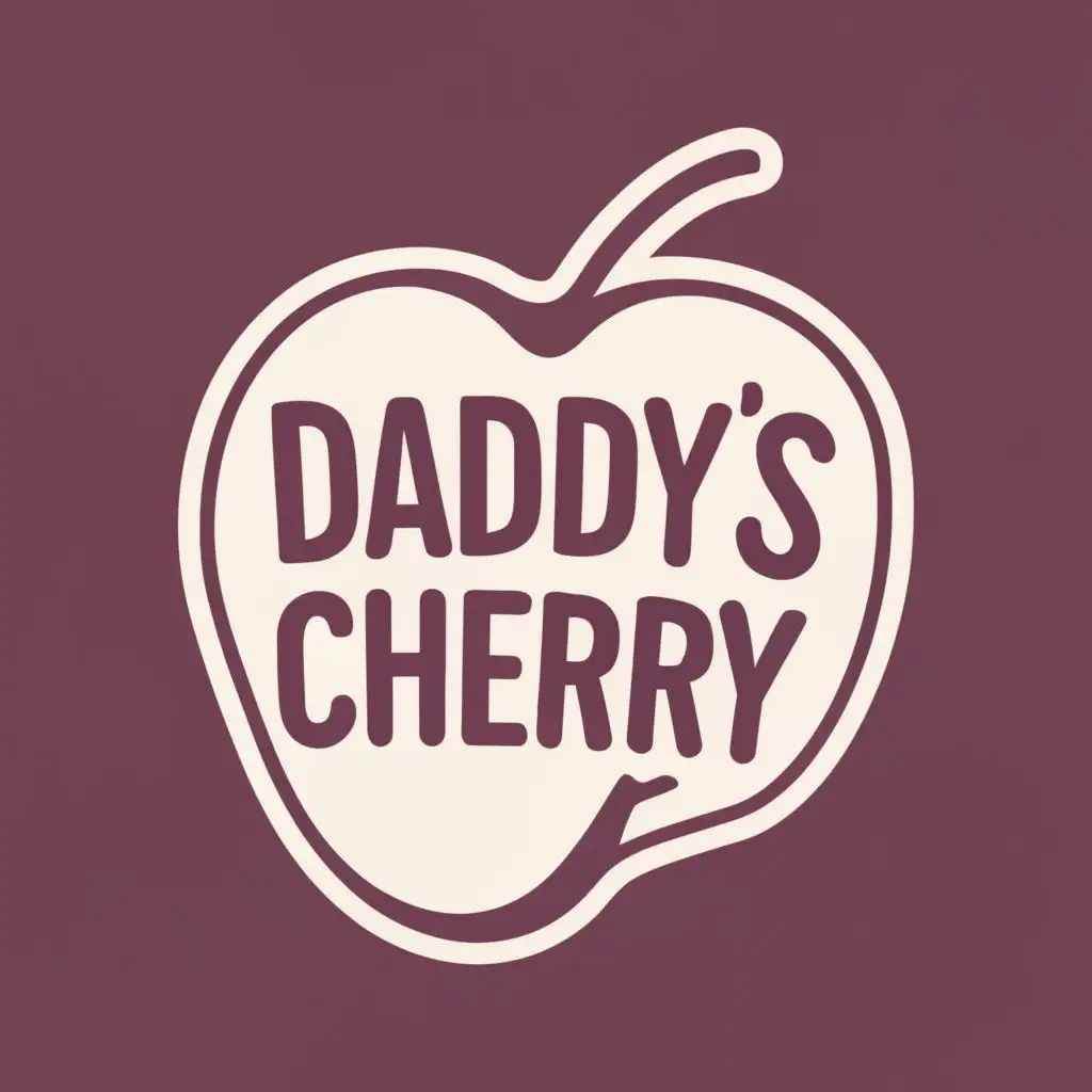 logo, Daddy's cherry, with the text "Daddy's cherry", typography, be used in Home Family industry