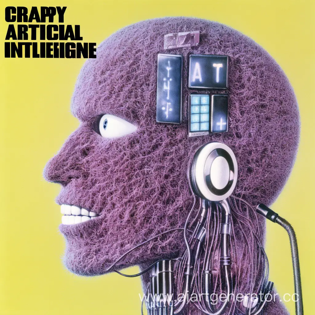 Colorful-Album-Cover-Featuring-Abstract-AI-Artwork-for-Crappy-Artificial-Intelligence