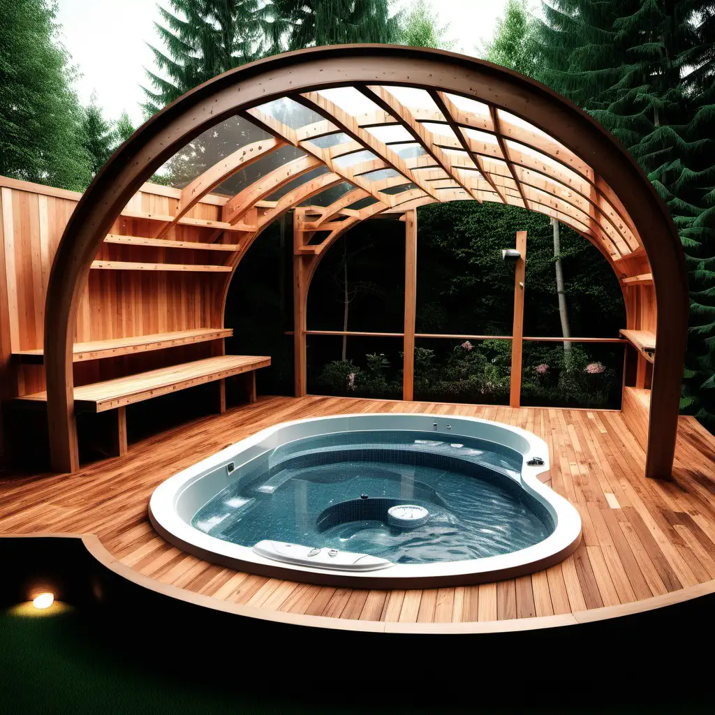 Luxurious Timber Spa Retreat Secluded Oasis for Relaxation and Rejuvenation