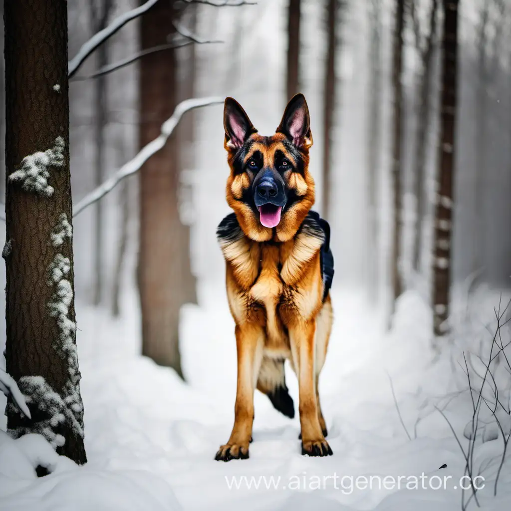 German-Shepherd-Enjoying-Winter-Wonderland-Adventure