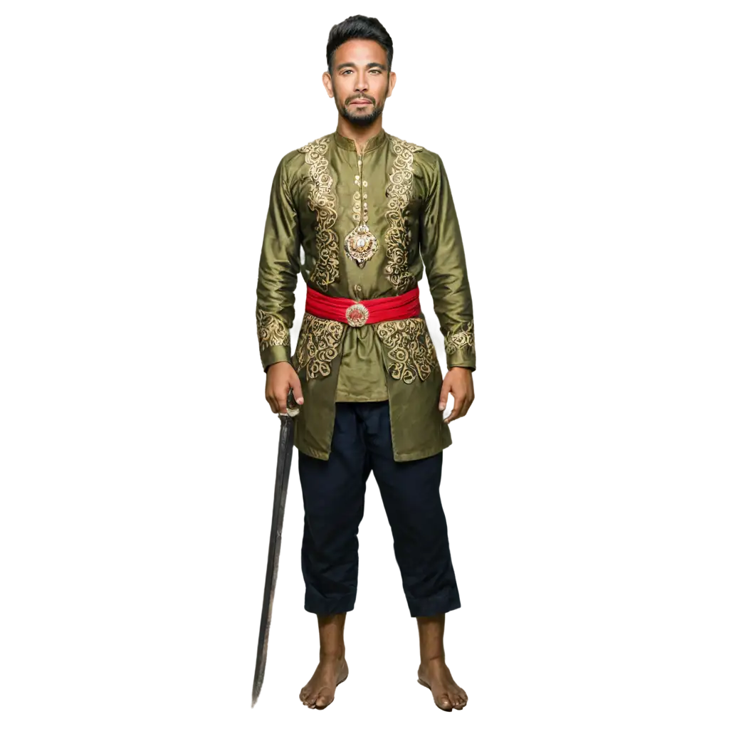 Old Malay warrior
