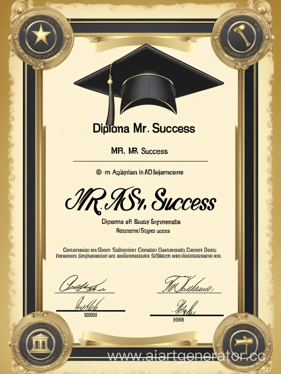 Elegant-Diploma-Certificate-for-Mr-Success