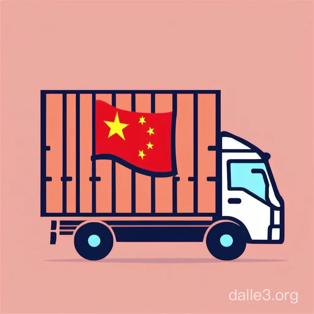 логтип доставка товаров из китая минимализм