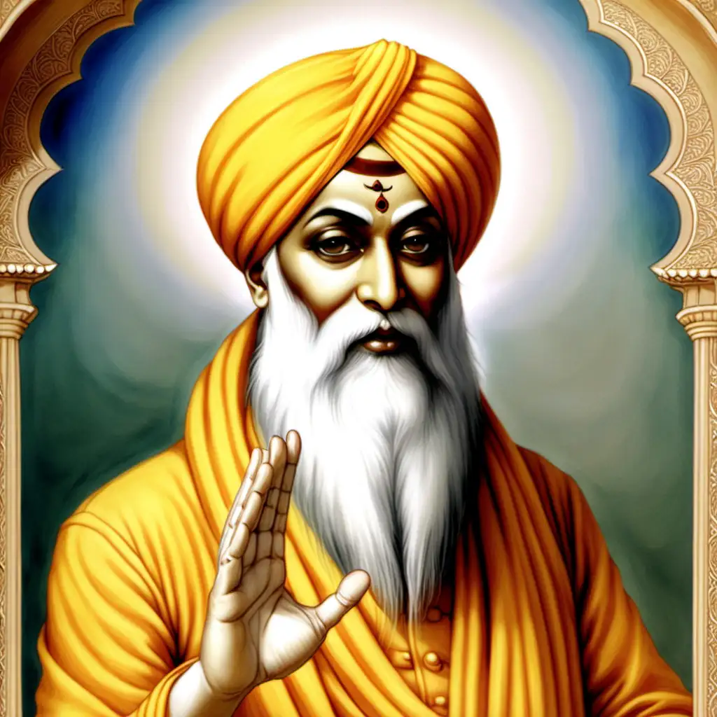Guru Nanak Founder of Sikhism Portrait
