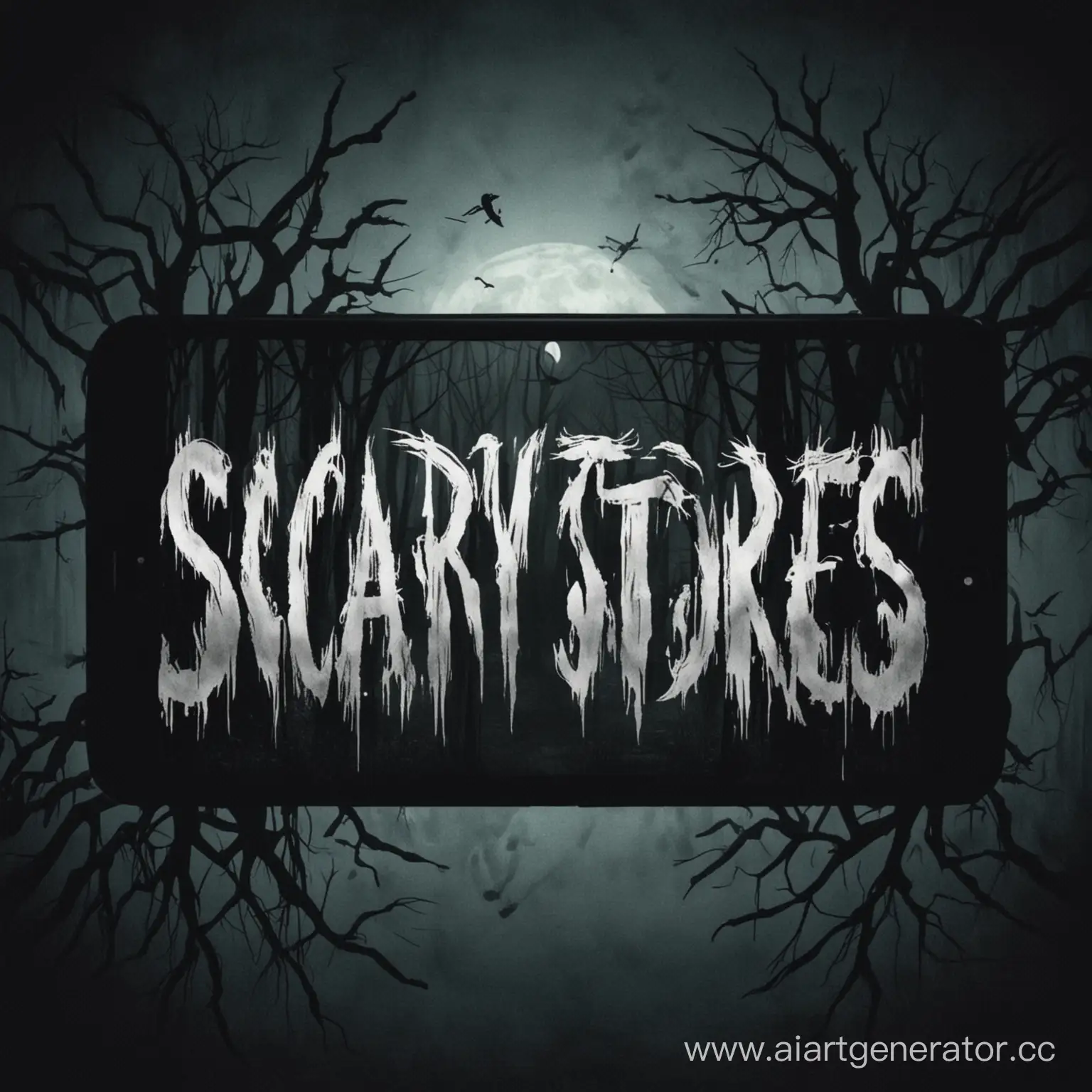 Лого ютуб канал тема страшные истории