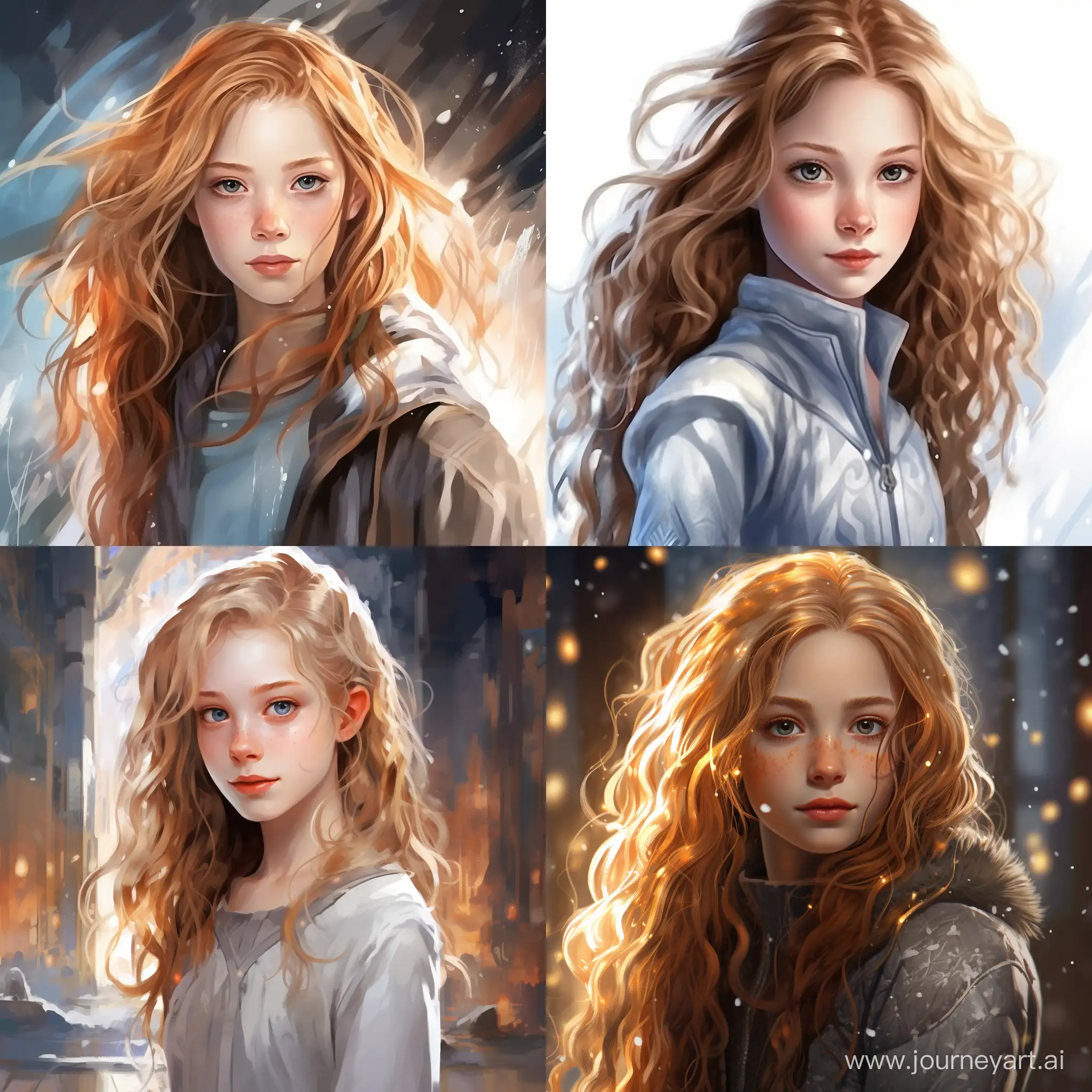 Enchanting-AvatarInspired-Cartoon-Art-of-a-14YearOld-Sorceress-with-Golden-Hair-and-Magical-Aura