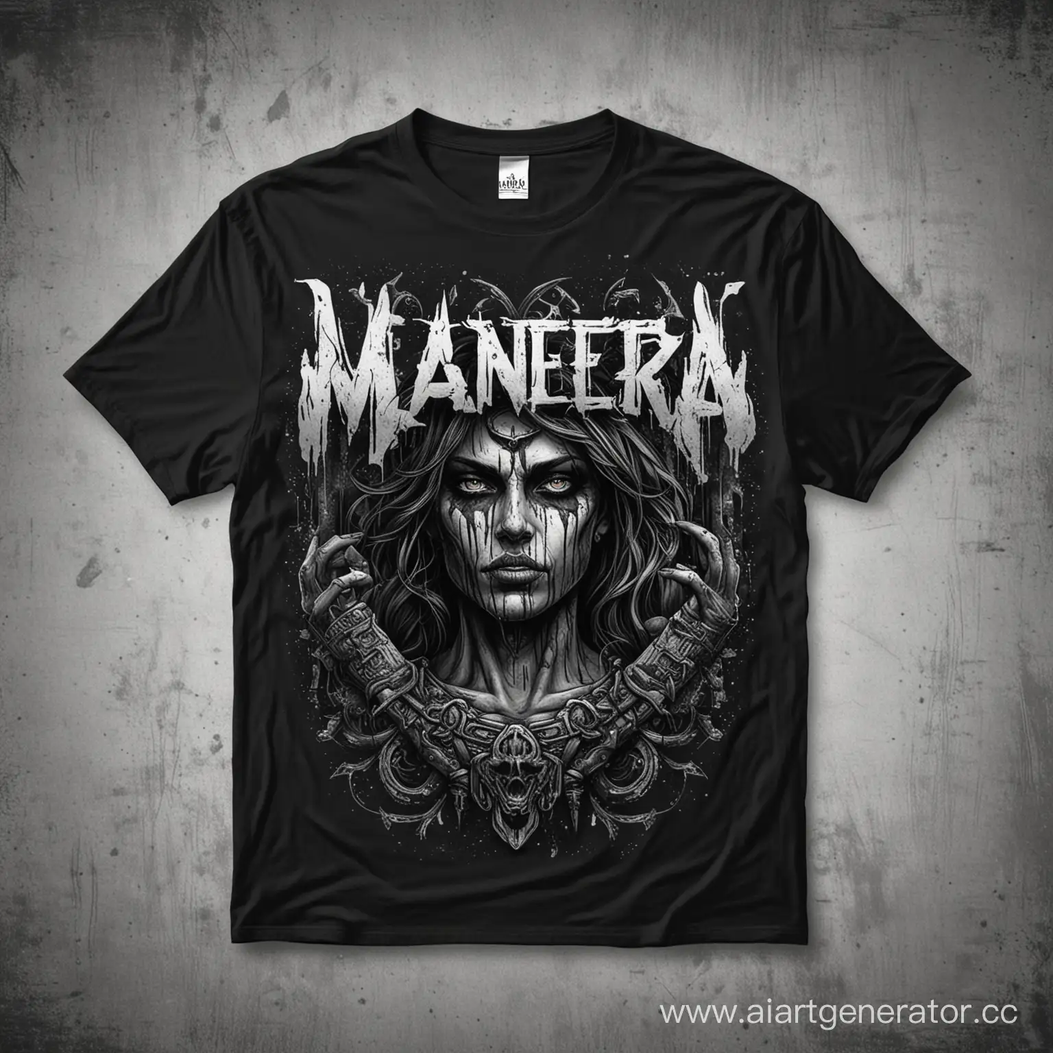 Bold-Manera-Typography-TShirt-Design-for-a-Strong-Statement