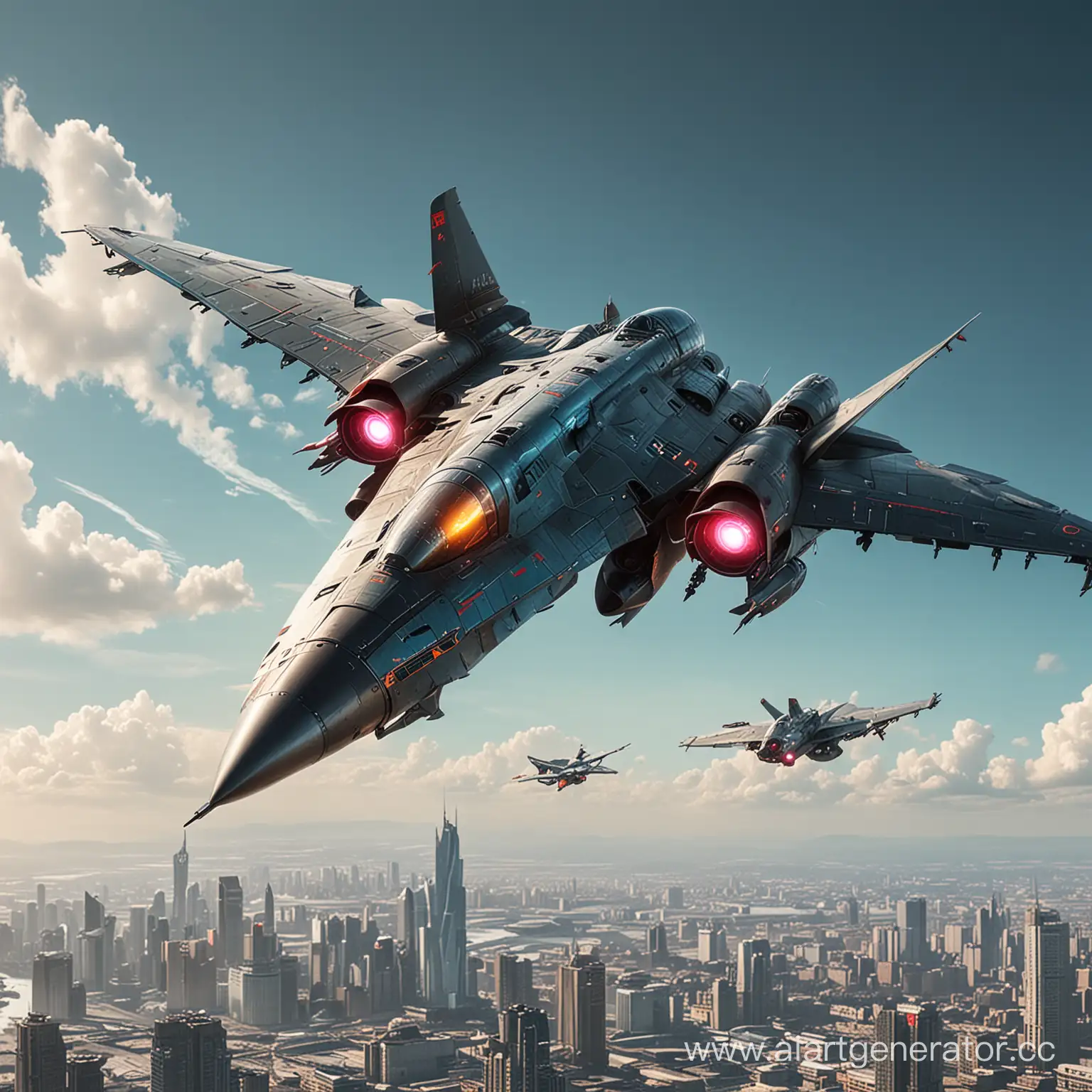 Russian-Empire-Cyberpunk-Future-Fighter-Aircraft