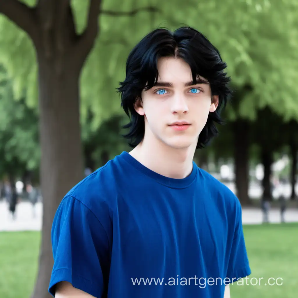 Young-Man-with-Striking-Blue-Eyes-in-Stylish-Blue-Attire-at-the-Park