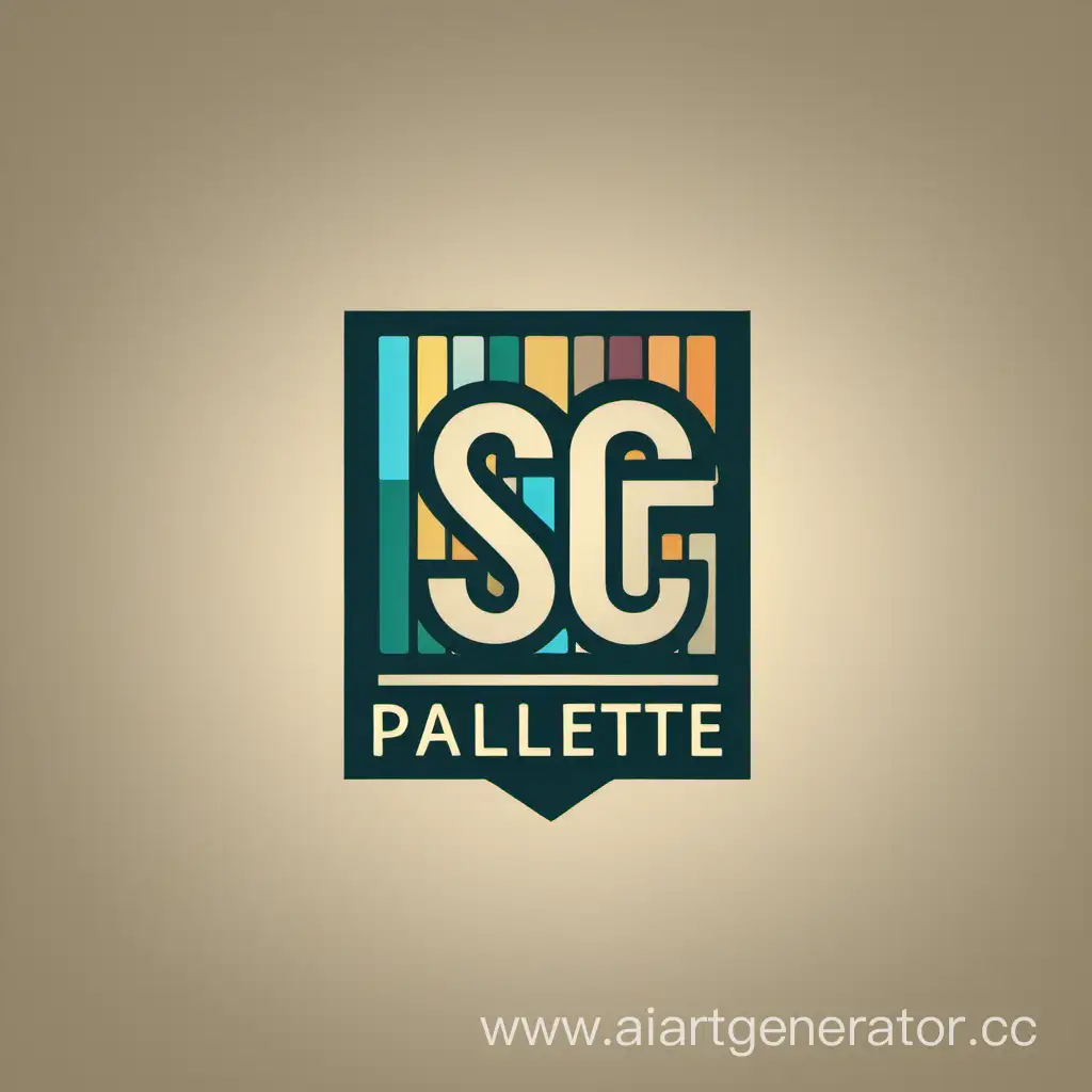 Логотип строительной компании, название ССО«Палитра»