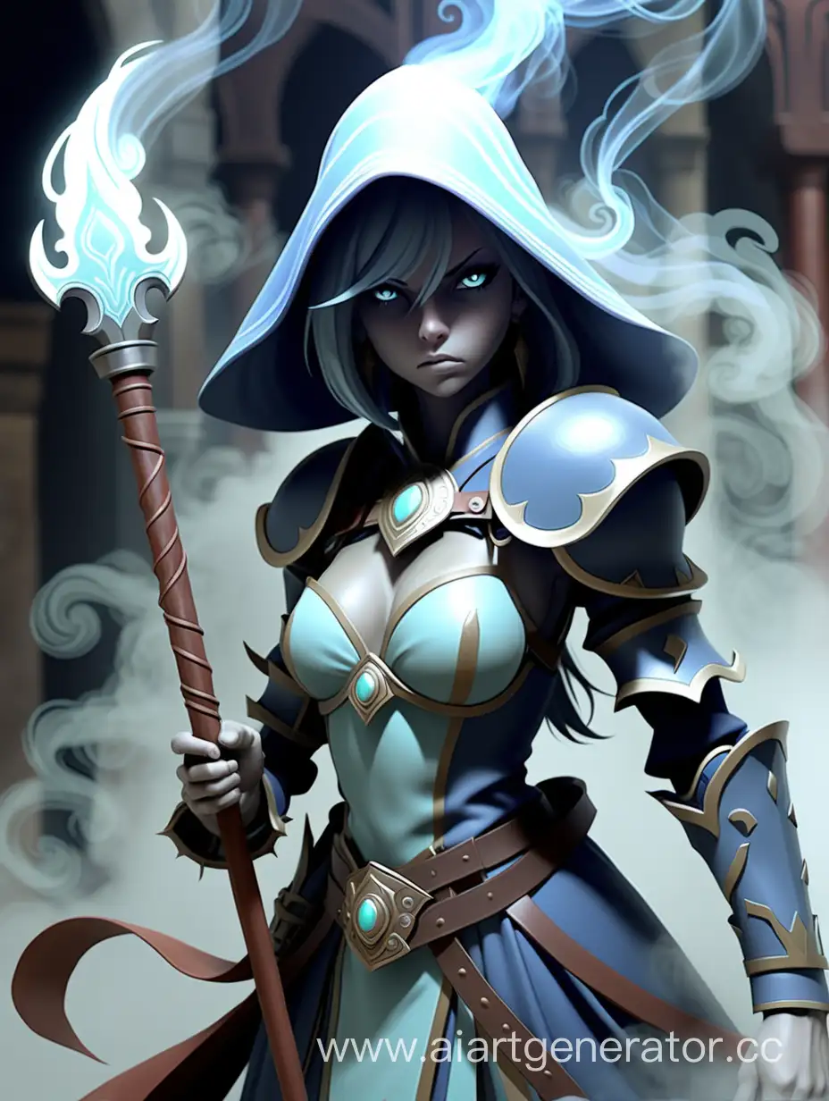 Mystical-Mage-Conjuring-Misty-Warriors-with-Ethereal-Weapons