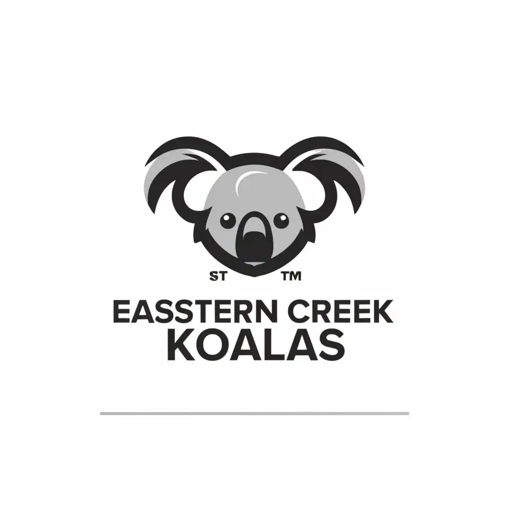 LOGO-Design-For-Eastern-Creek-Koalas-Minimalistic-Koala-Theme-for-Rugby-Team