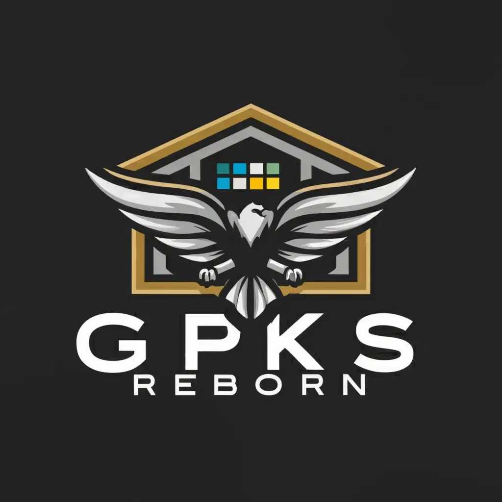 Logo-Design-For-GPKS-ReBorn-Home-Eagle-and-Community-Theme-with-Moderate-Clear-Background