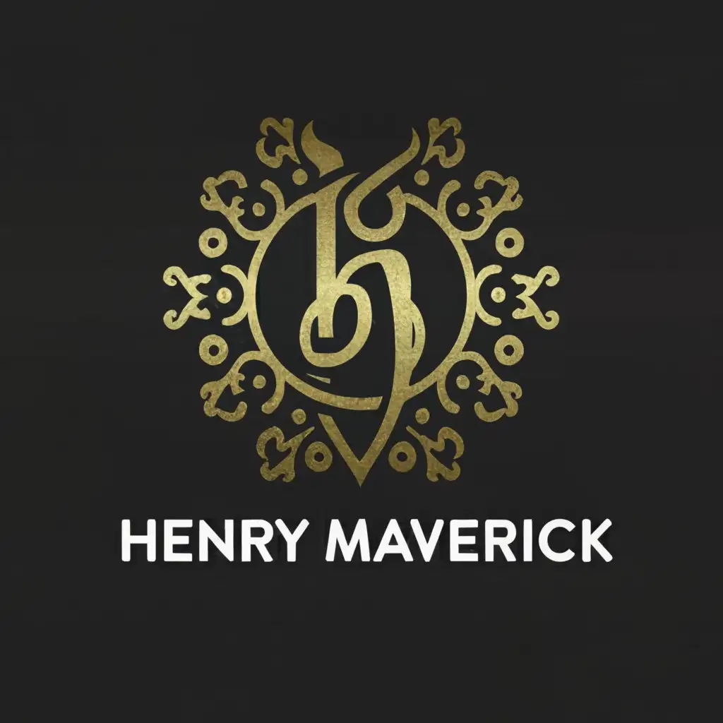 a logo design,with the text "Henry maverick", main symbol:Artist ,complex,clear background