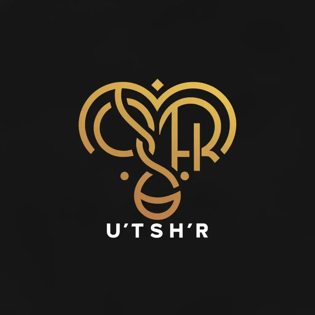 a logo design,with the text "UTSHR", main symbol:Heart,complex,clear background