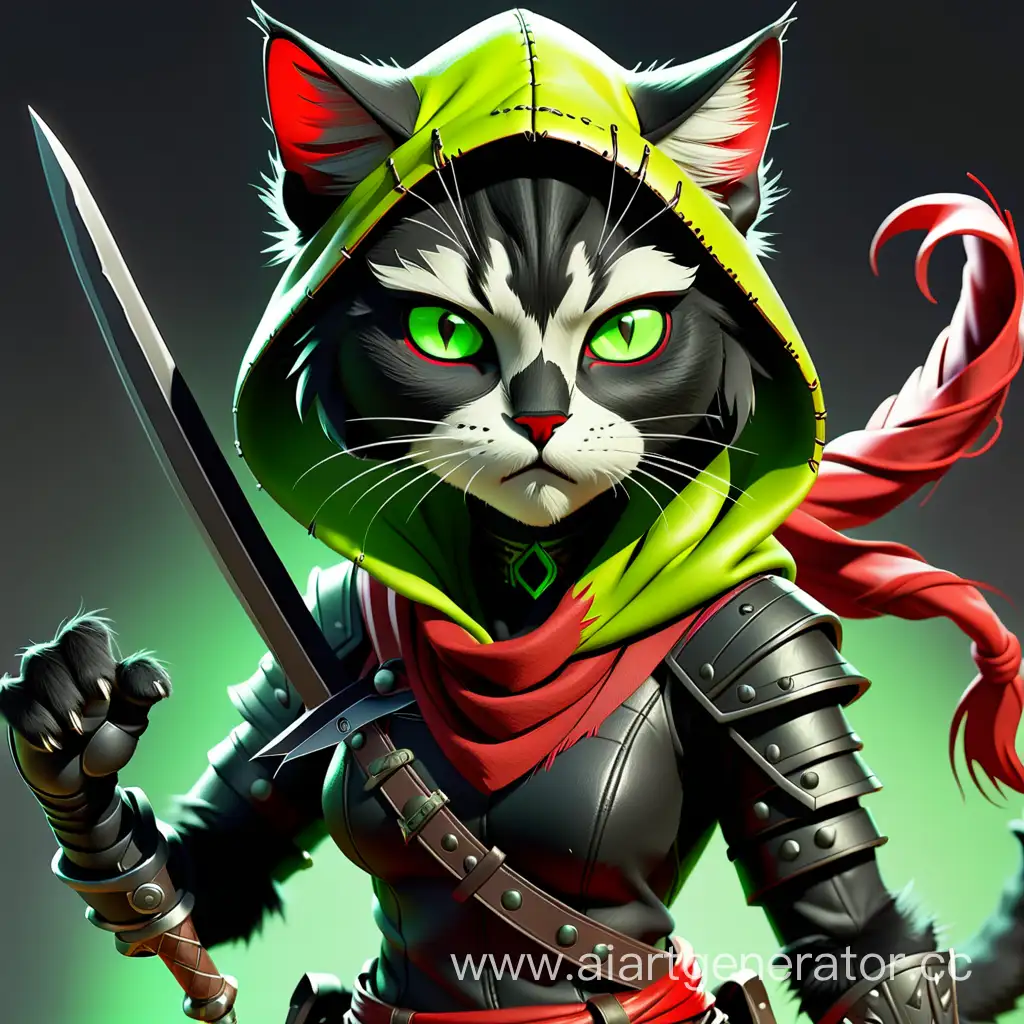 Serious-BlackFurred-Female-Cat-Warrior-Wielding-Urumi-in-Combat-Stance