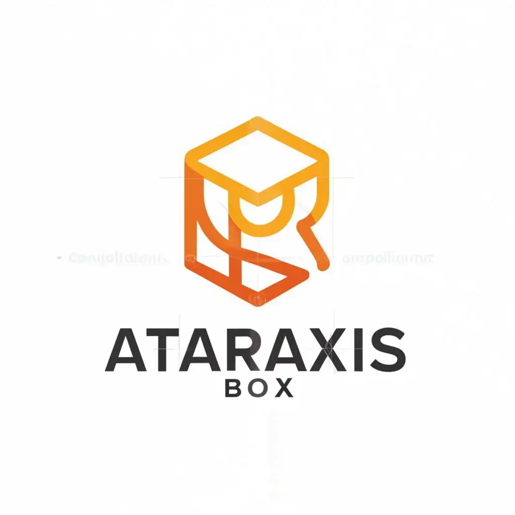 LOGO Design For Ataraxis Box Calm Contemporary with Letter X Emphasis ...