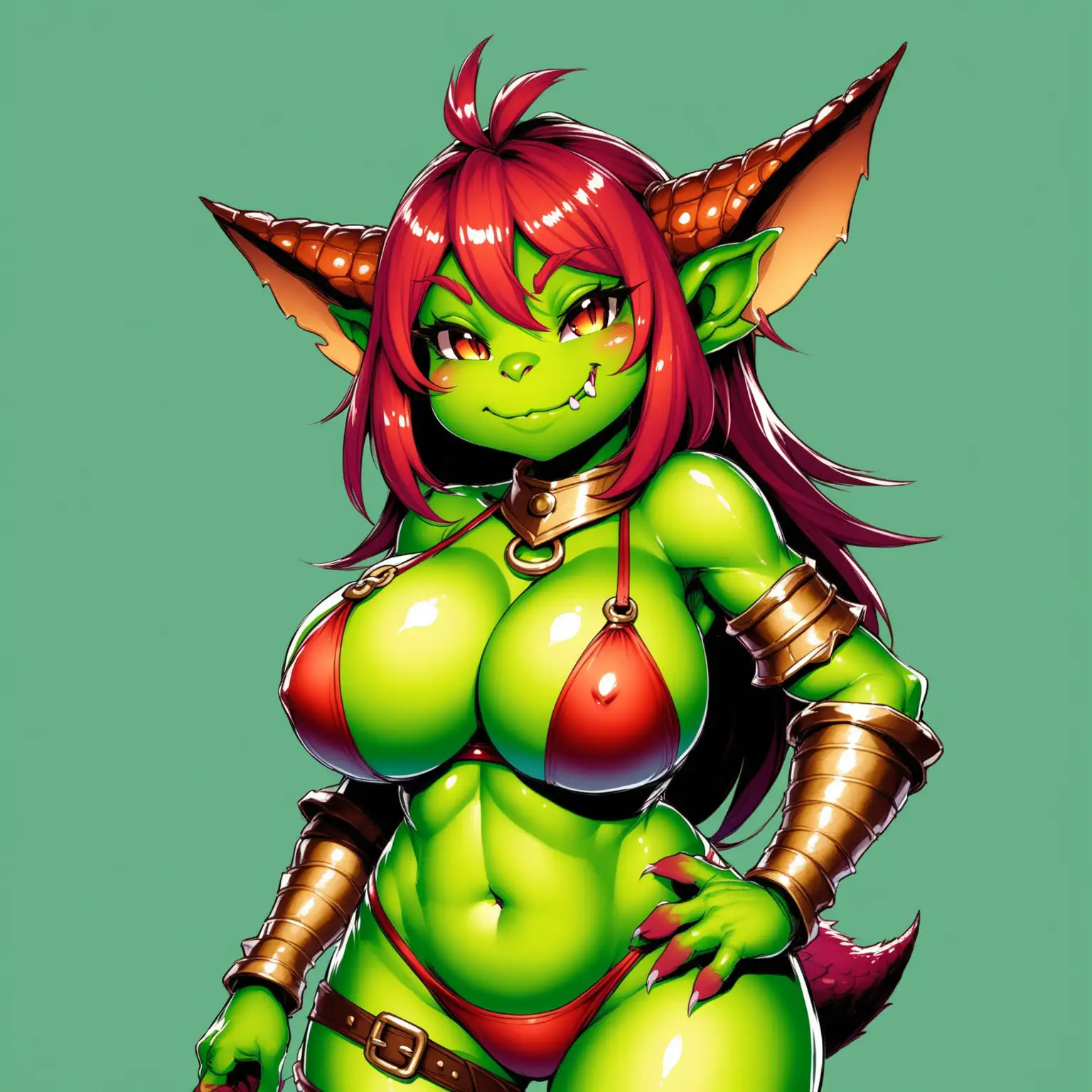 Super busty Shortstack sexy kobold goblin girl