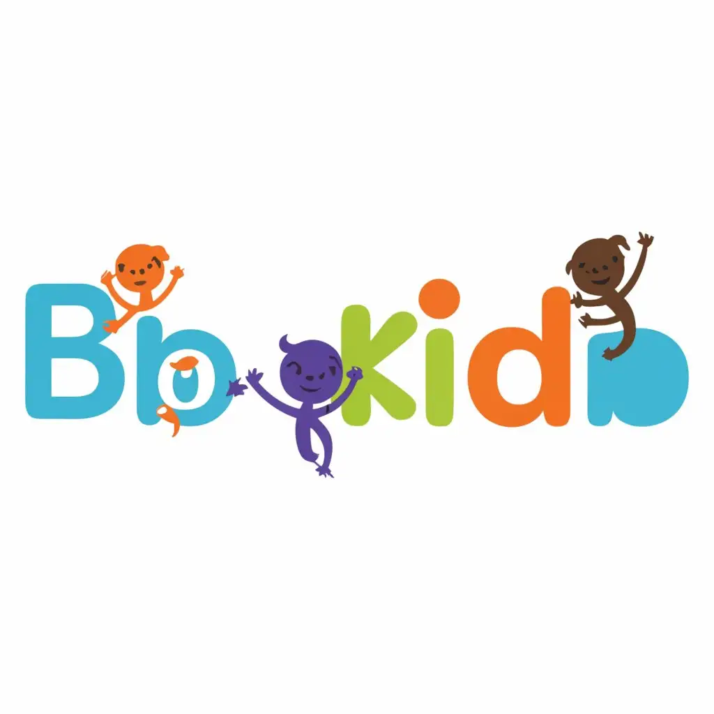a logo design,with the text "biokid", main symbol:kids, baby, mommy,Moderate,clear background