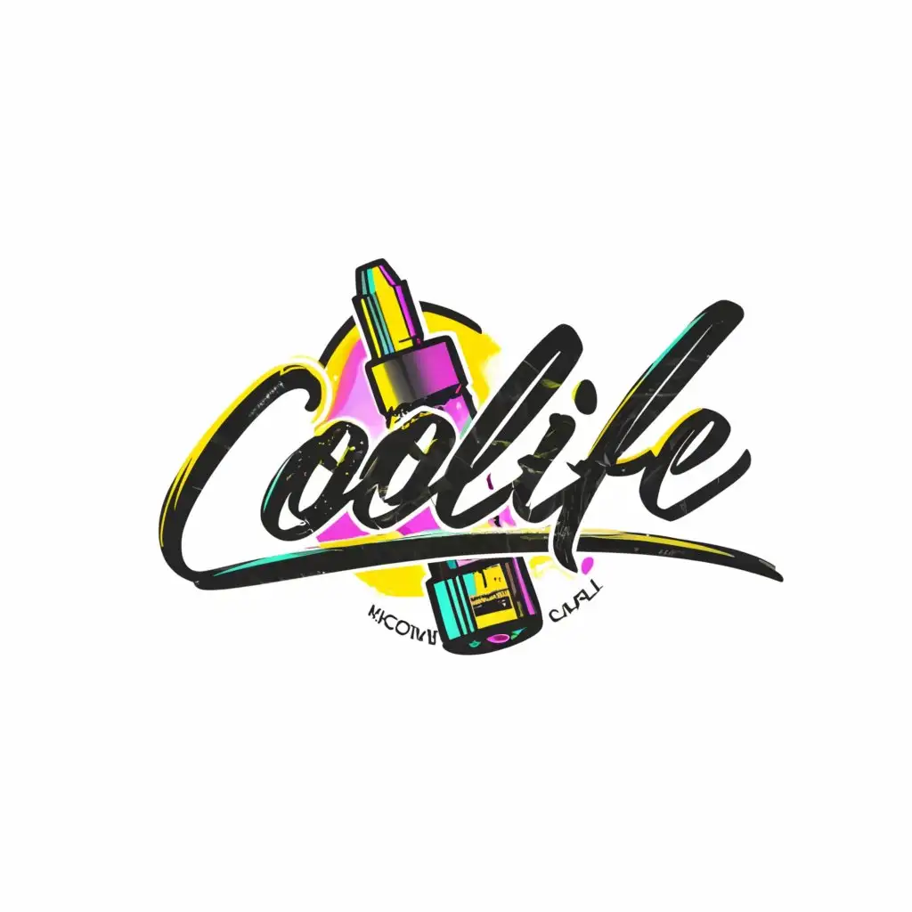 a logo design,with the text "Coolife", main symbol:premium salt nic,Moderate,clear background