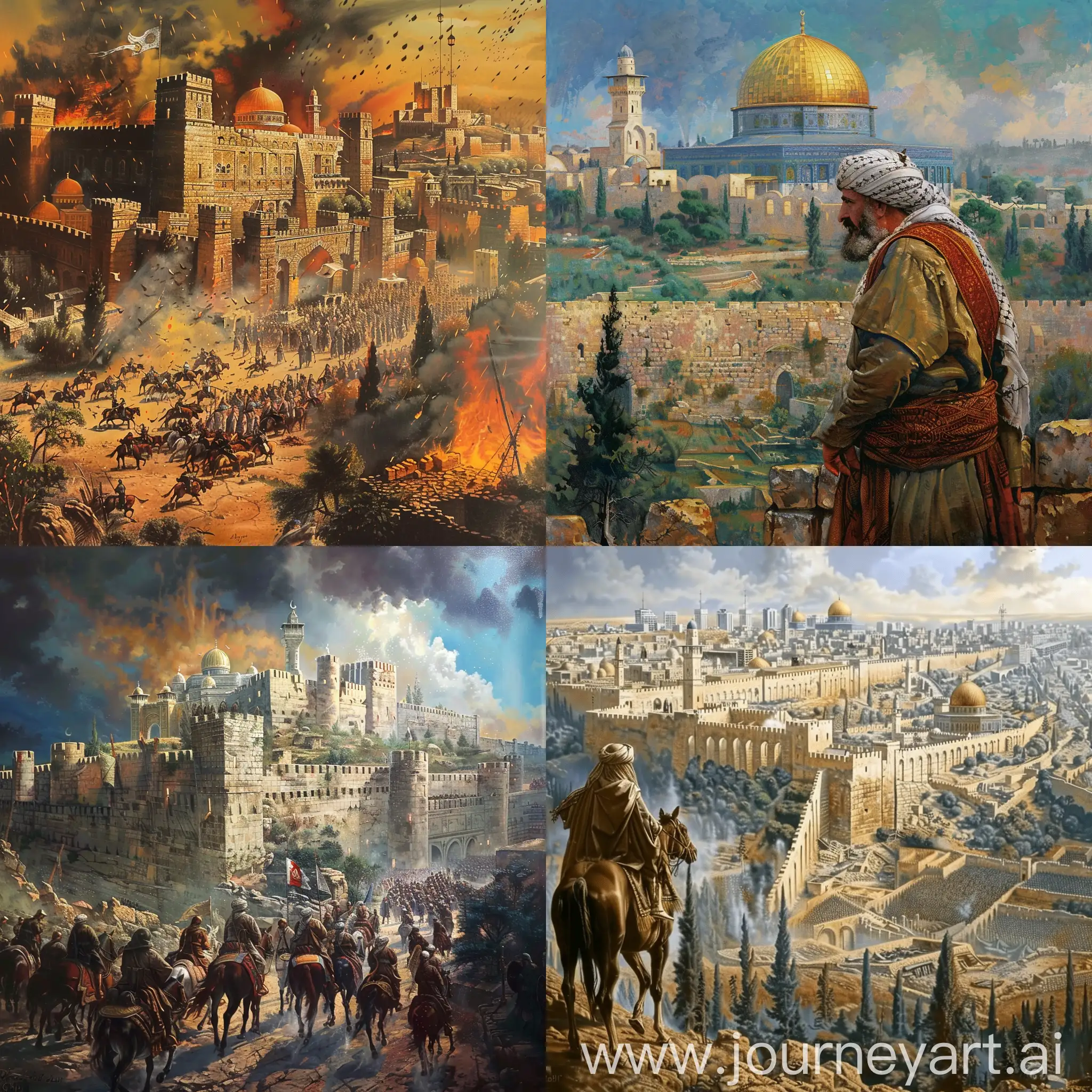 تحرير فلسطين على ايد المهدى المنتظر
وأعاده بناء القدس