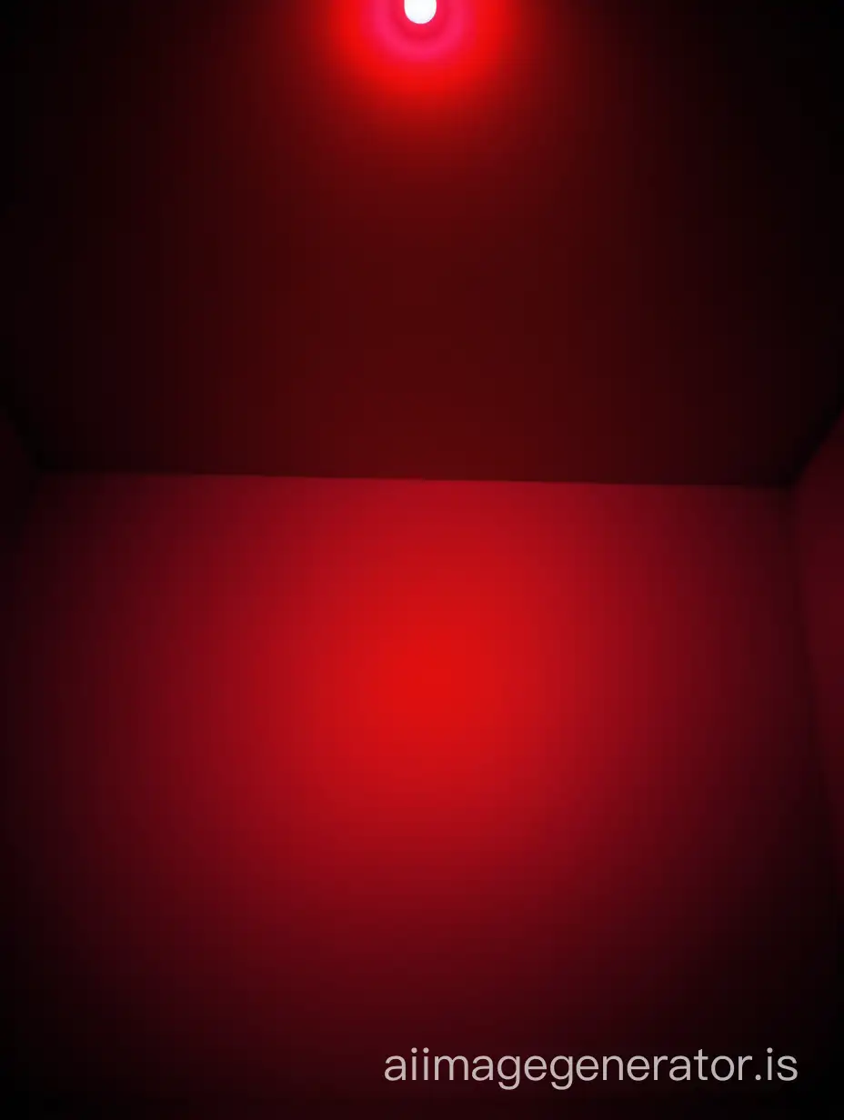 background light dark crowded room with red light predominant