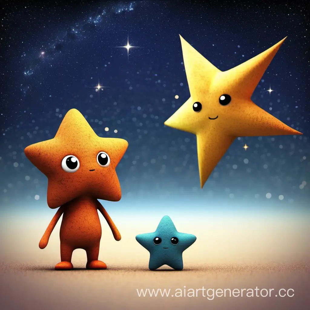 Starry-Companionship-Celestial-Friendship-Scene