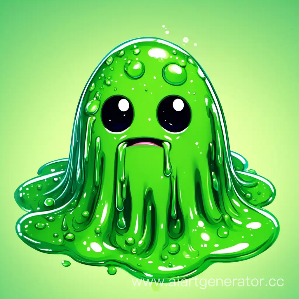 Make me a cartoony slime