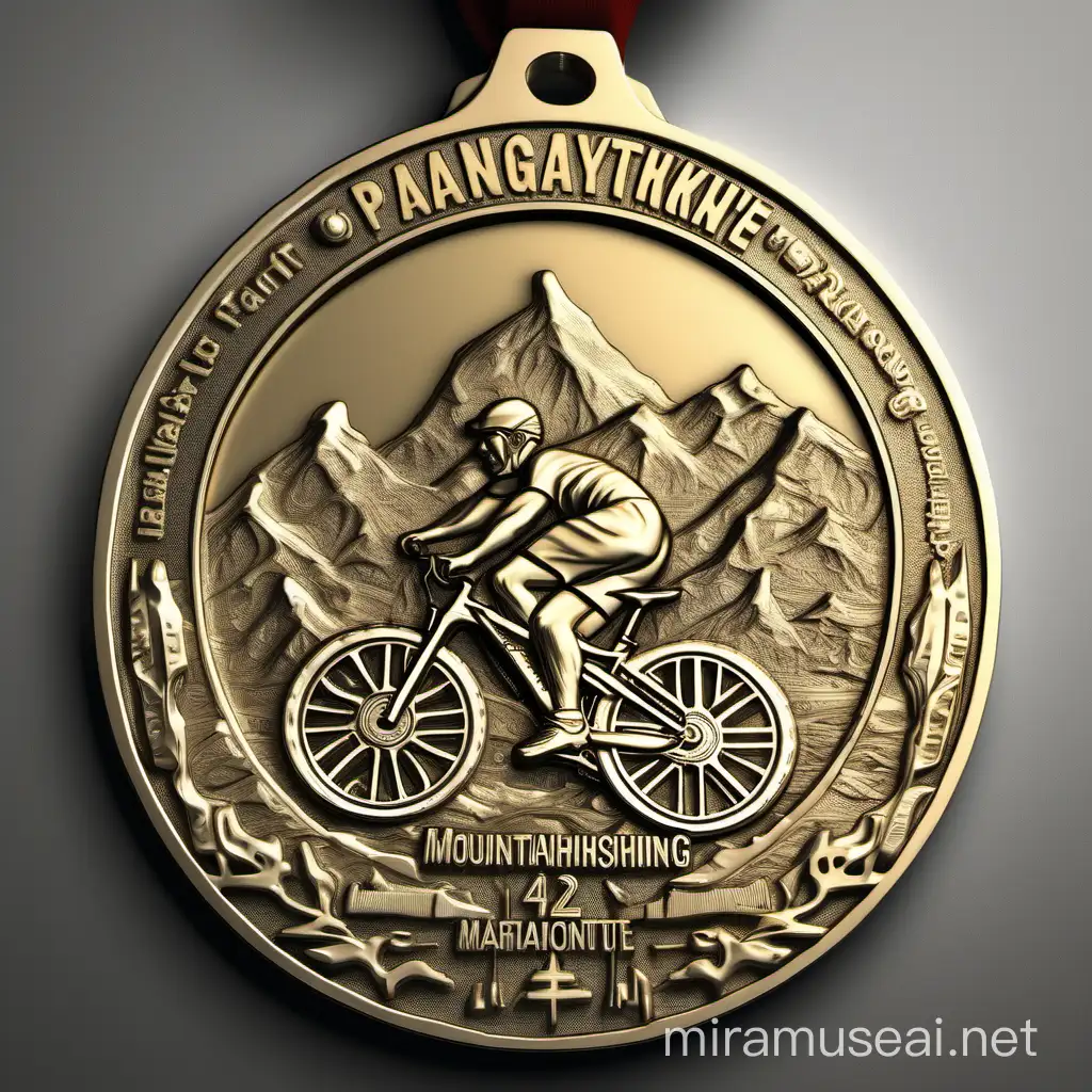 Panagyurishte Treasure Marathon and Mountain Biking Medal Design