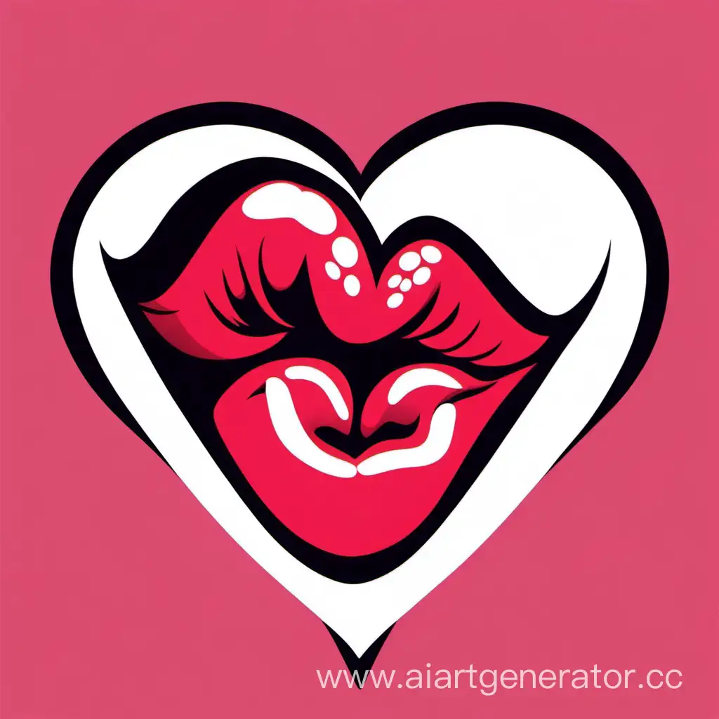 Passionate-Love-Kiss-Logo-Design-for-Romantic-Brands