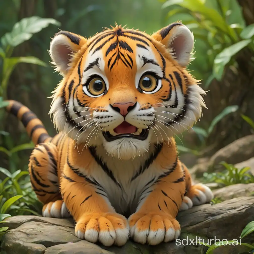 Cute tiger