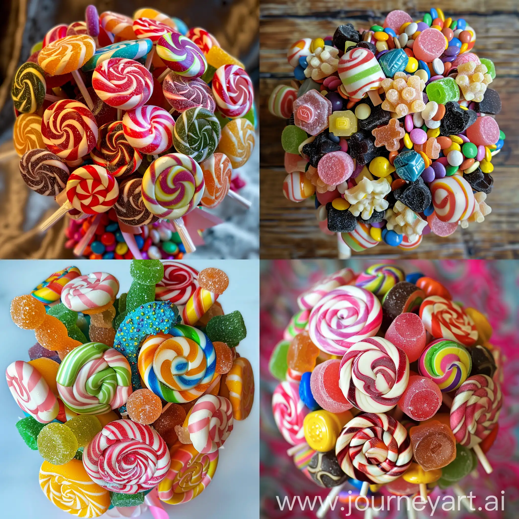 Colorful-Candy-Bouquet-Display-Vibrant-Array-of-Sweet-Delights