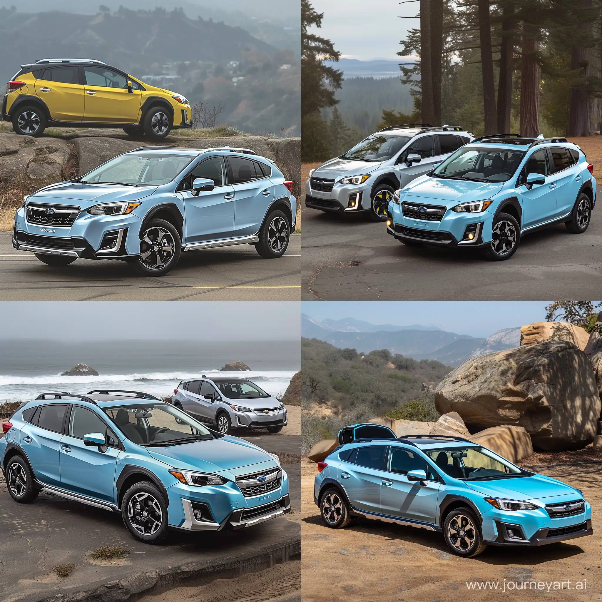 Futuristic-Hybrid-Car-Mashup-Blend-of-Subaru-Crosstrek-2023-and-Chevrolet-Bolt