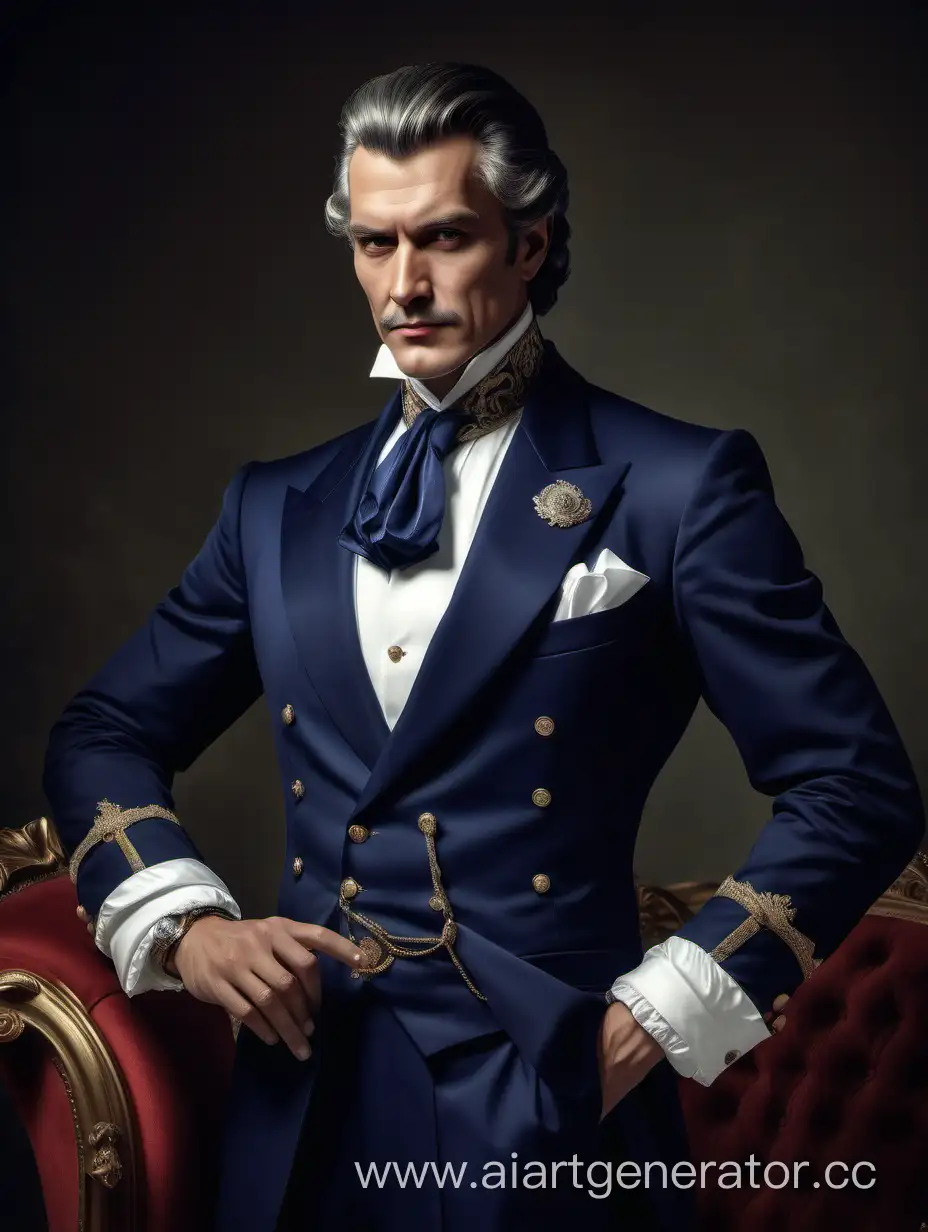 Handsome-Pompous-Ruler-in-Elegant-Suit