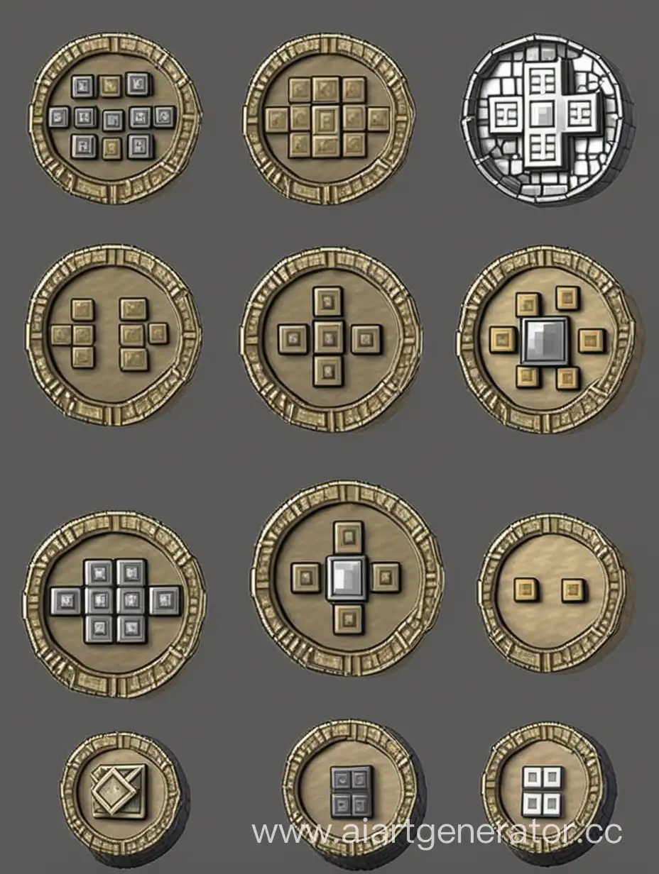 Minecraft-Coin-Pixelated-Virtual-Currency-for-InGame-Transactions
