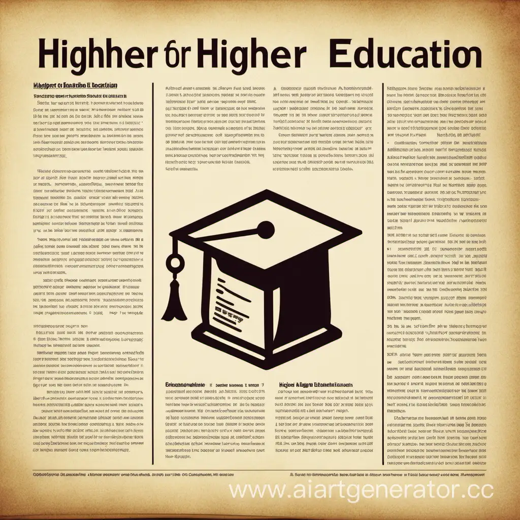 recipe for higher education