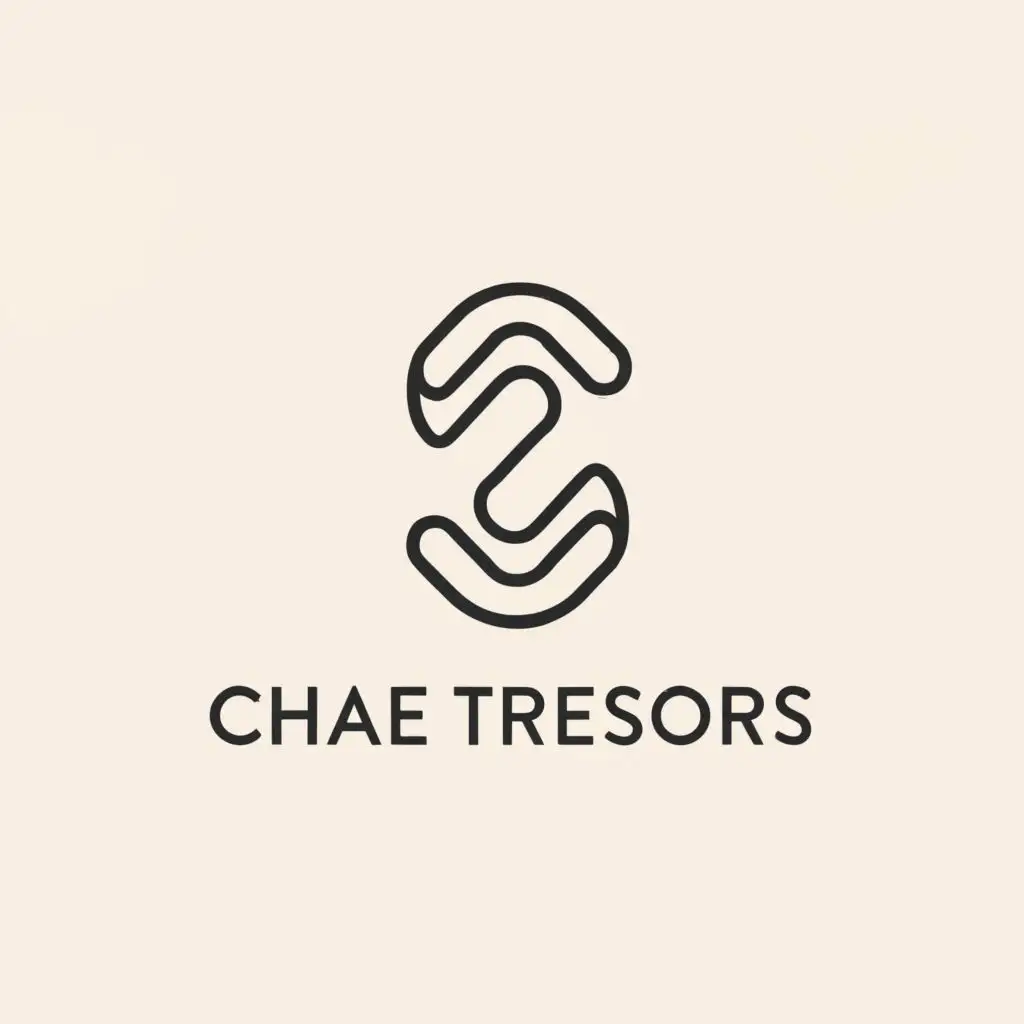 a logo design,with the text "Chae Tresors", main symbol:sandals,Minimalistic,be used in Retail industry,clear background