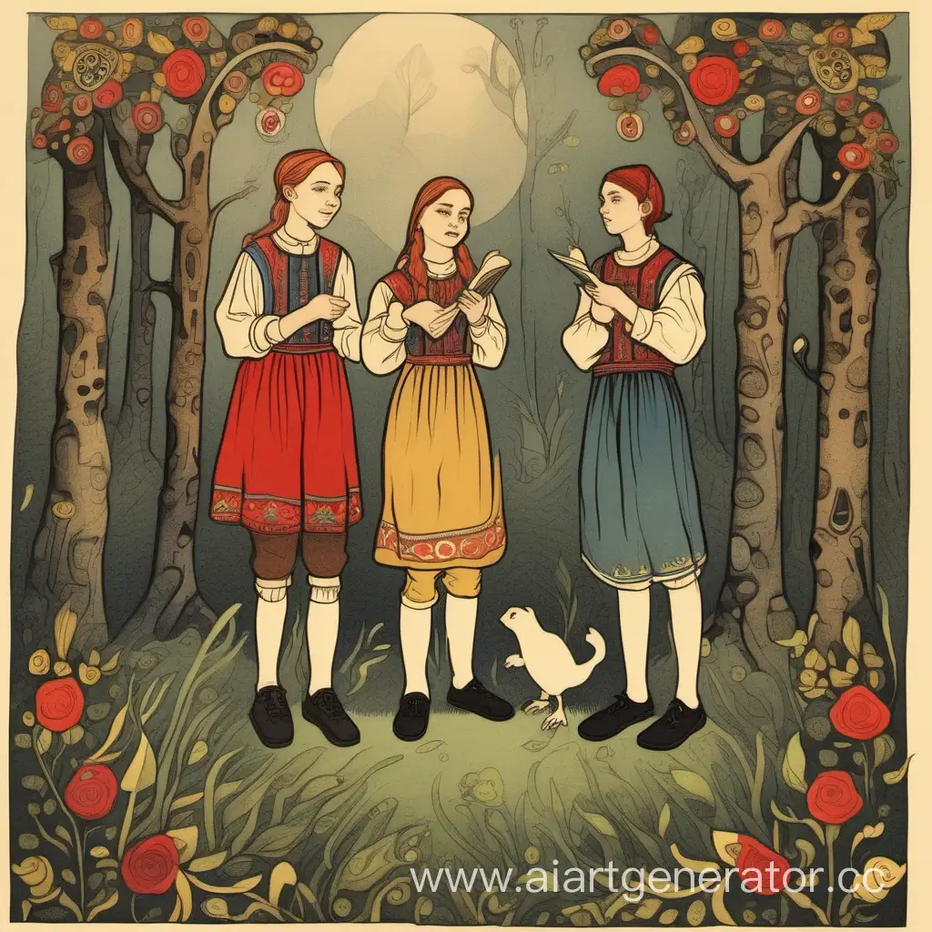 Teenagers-Performing-Russian-Folk-Tale-Poem