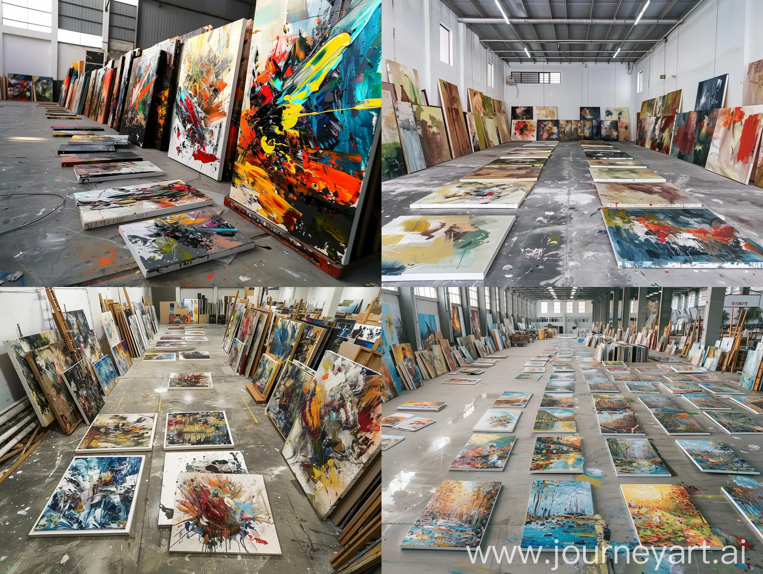 SuperLarge-Factory-Filled-with-Exquisite-Abstract-Oil-Paintings